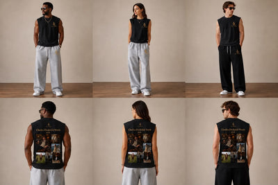 Charles Fredrick Armless Top-Black
