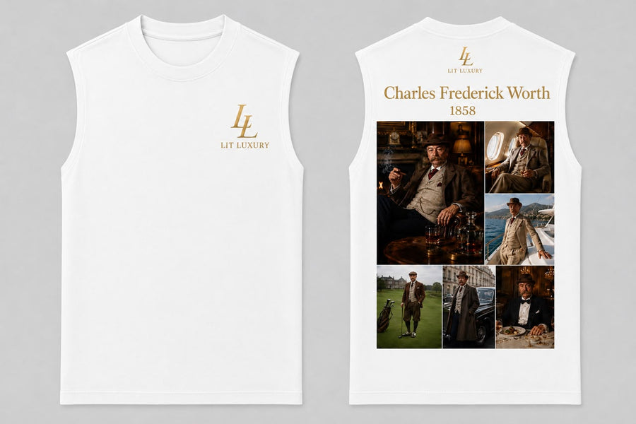 Charles Fredrick Worth Armless Top-White
