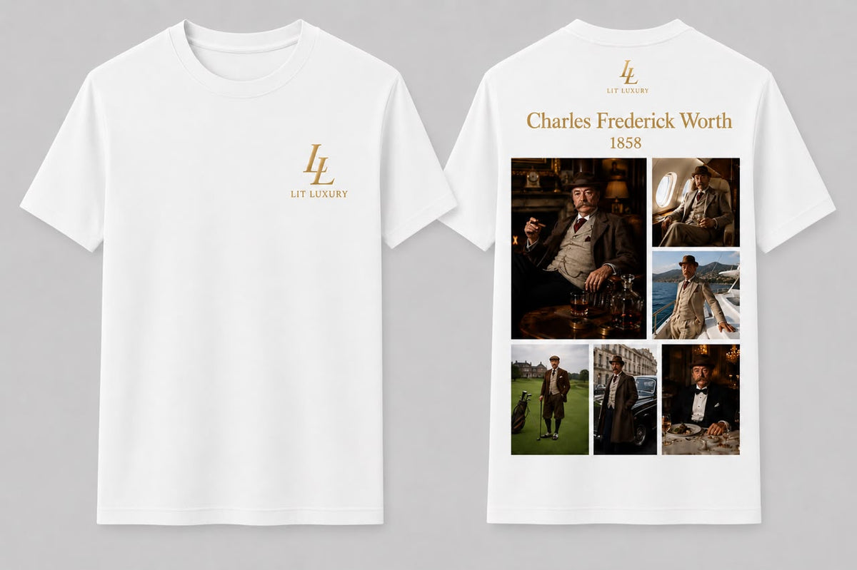 White Charles Fredrick Worth T.Shirt